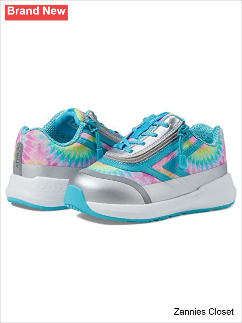 ✨ BILLY Footwear Kids Billy Goat Sneakers Zip Lace Casual Athletic Shoes